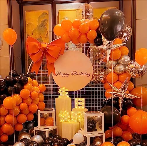 Orange Balloon Garland Arch Kit - 150pcs 4 Sizes for Party & Celebration - Variation: Orange