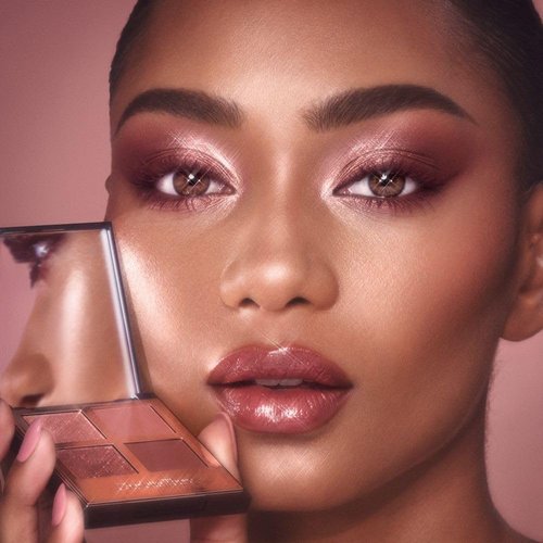 Charlotte Tilbury Luxury Palette Eyeshadow - Shimmer & Matte Quad with Rich Formula | 4 Complementary Shades