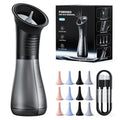 Ear Wax Removal with LED Display, Temodu Electric Ear Cleaner, Rechargeable Earwax Remove Removal Ear Irrigation System, 3 Pressure Modes Ear Cleaning Earwax Removal (12 Disposable Tips)