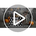 Halloween Wooden Table Decor Ghost Faux Books Indoor Home Office Shelf Accent