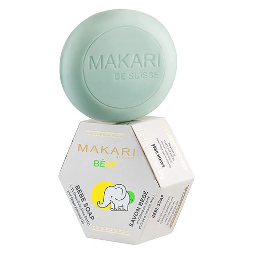 Makari Baby Soap - Moisturizing Daily Bar Soap for Delicate Skin | 5.4oz with Shea Butter & Botanical Ingredients