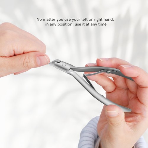 Professional Ingrown Nail Clipper - Wide Jaw Straight Blades Toenail Clippers for Thick Ingrown Toenails - Heavy Duty 3CR13 Stainless Steel Ingrown Toenail Tool for Seniors