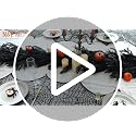 5.9 FT Black Artificial Norfolk Pine Garland Halloween Christmas Decor - Variation 1
