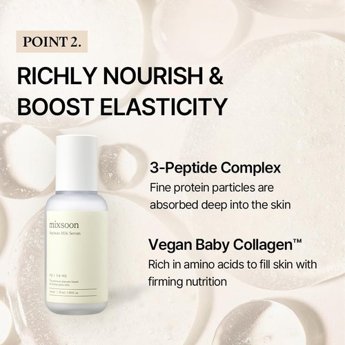 Mixsoon Soybean Milk Serum - Hydrating Face Moisturizer for Smooth Skin | 50ml / 1.69 fl. oz.