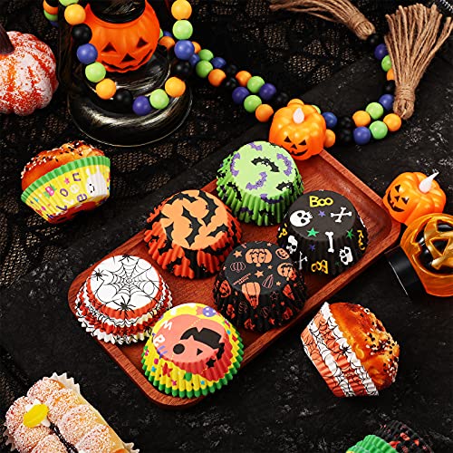 Halloween Cupcake Liners Set - 600 Count Classic Style Party Supplies