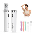Epilator for Women, 2-in-1 Facial Hair Removal Epilator, Painless Designed Hair Remover with Built-in LED Light for Precision, Smooth Glide Hair Remover for Women Face Lips Chin Peach Fuzz