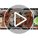 Halloween Table Runner 13x108 Inch Black Beige Durable Polyester Party Decor