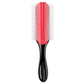 Skiennix Hair Brush - Classic Detangling Tool for Curly Hair | 7 Rows, Black, Perfect for Travel