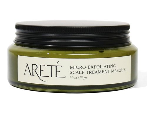ARETÉ Micro-Exfoliating Scalp Scrub Treatment - Deep Conditioning Hair Mask with Bamboo Extract & Snow Mushroom | 5.3oz