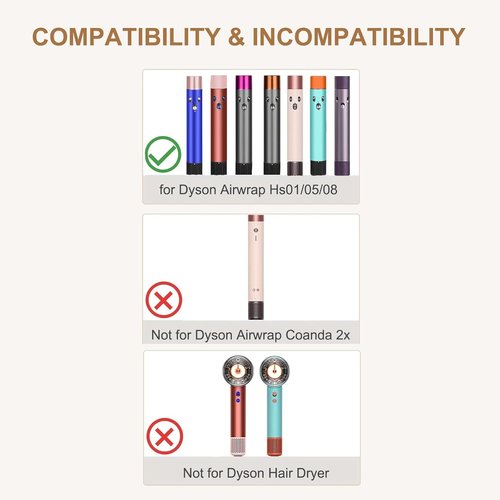 Dyson Hair Diffuser Attachment - Upgraded Large Diffuser for Fast Drying Curly Hair | Adds Volume & Definition (Grey)