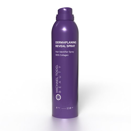 Michael Todd Beauty - Sonicsmooth Hair Identifier Spray - Radiance Reveal Mist - For Face Shaving & Dermaplaning - Highlights Peach Fuzz -Collagen-Infused - Nourish & Smooth Skin -All Skin Types -4oz