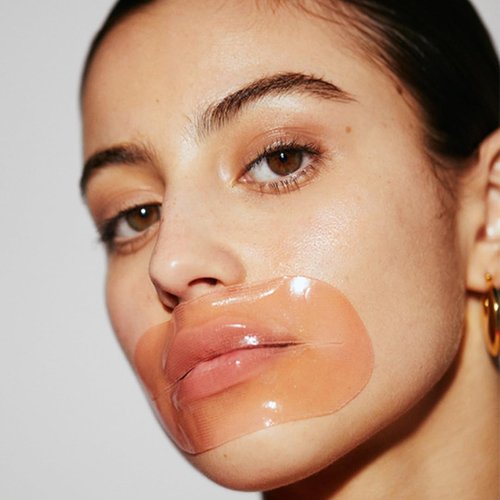 LOOPS Weekly Reset Hydrogel Lip Mask - Super Hydrating Mask for Moisturizing Lips - Rejuvenate and Reduce Signs of Puffiness - Lip Plumping Mask - Cooling and Refreshing Collagen Lip Mask - 5 Pc