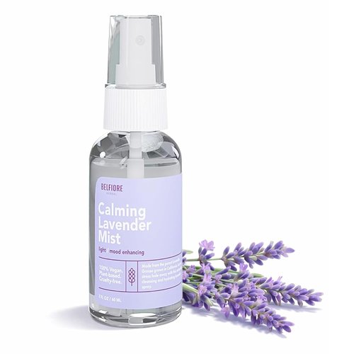 Regine Switzerland Lavender Mist Spray - 100% Natural Hydrating Mister for Face, Body & Hair | Calming Sleep Aid, 2 oz