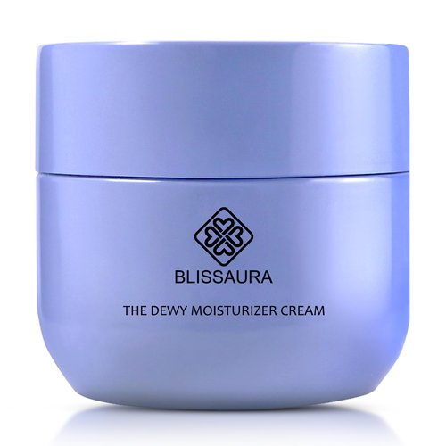 BlissAura The Dewy Skin Cream Face Moisturizer Skin Care Face Cream Boost Water Gel Lightweight Oil-Free -Improve Skins Hydration 1.7 fl oz