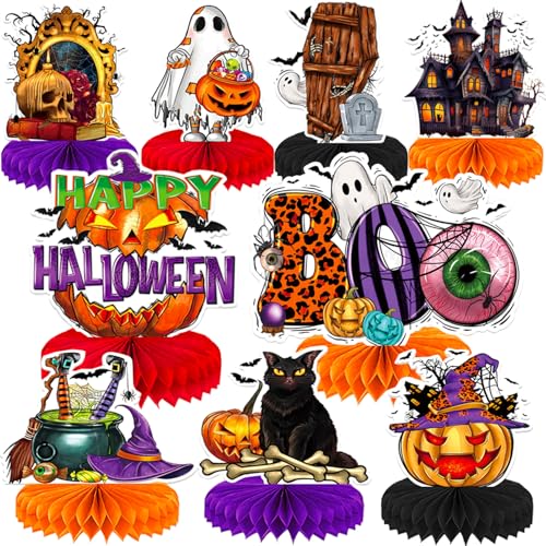 Halloween Centerpiece C-Halloween Centerpiece 01 - 9 Pack Table Decor for Parties