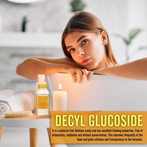 Artekas Innovation - DECYL GLUCOSIDE - Gel - for Homemade Cosmetics, Skin Care, Shower Gels, Foaming, Body Soap, Shampoos, Face Cleansers - 4.23 oz