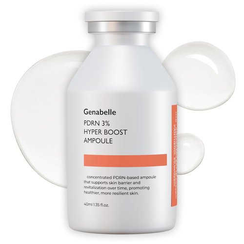 Genabelle PDRN 3% Hyper Boost Ampoule - Advanced Skin Support Serum with Niacinamide & Hyaluronic Acid for Dryness Relief and Texture Improvement