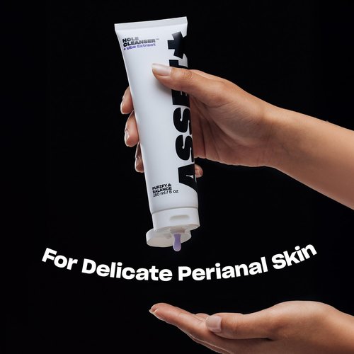 Asset Hole Cleanser – Perianal-Optimized Gentle Daily Cleanser – 150ml (5oz) | Non-Ionic Surfactant System | Hydrates, Soothes & Neutralizes Odor | pH Balanced, Vegan, Formulated for Sensitive Skin