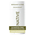 Native Deodorant - Aluminum-Free Odor Control for Men & Women | Bergamot & Pine, 2.65oz