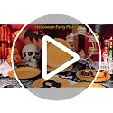 Orange Paper Plates 9 Inch - Fall Thanksgiving Dessert Plates, 30 Pack