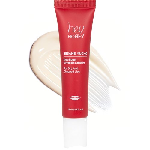 Hey Honey Skincare Bésame Mucho Lip Balm - Intensive Hydration & Natural Moisturizing Treatment | 0.5 oz