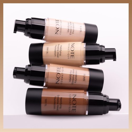 NOTE Mattifying Extreme Wear Liquid Foundation SPF 15 - Full Coverage for Oily & Combination Skin - 1 oz