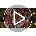 Christmas Lollipop Ornaments Set - 9 Polymer Clay Candy Decorations for Tree & Holiday Decor