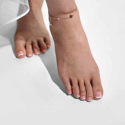 BTArtboxnails XCOATTIPS Toe Nail Tips - 160Pcs Short French Tip Press On Toenails, French Toe Nail Press Ons Pink Base, Soak Off Fake Toe Nail Extensions