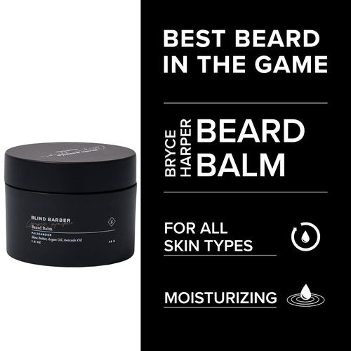 Blind Barber Bryce Harper Beard Balm - Moisturizing Wax with Beeswax & Jojoba Oil for Men | 1.5oz