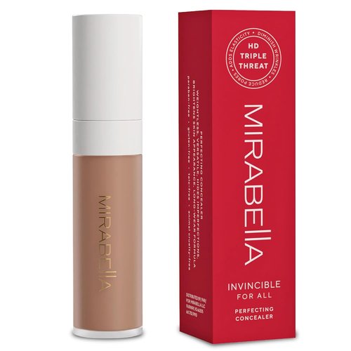 Mirabella Invincible Under Eye Concealer - Full Coverage Hydrating Formula for Dark Circles & Fine Lines | Tan T160