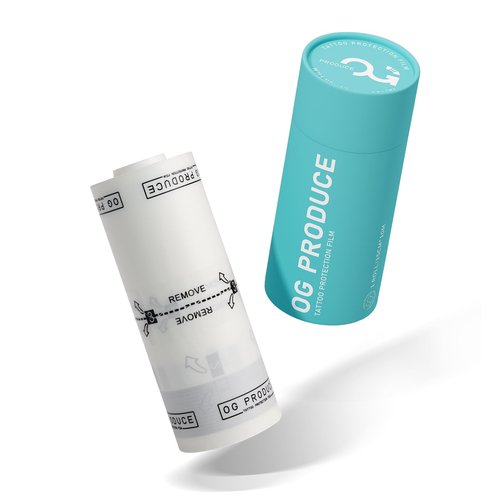 OG Tattoo Protective Film 6" X 11 Yard - Waterproof Tattooing Aftercare Bandage Roll for Second Skin Tattoo Wrap - Breathable, Sterile, Ultra Flexible, Latex-Free - Faster Tattoos Healing
