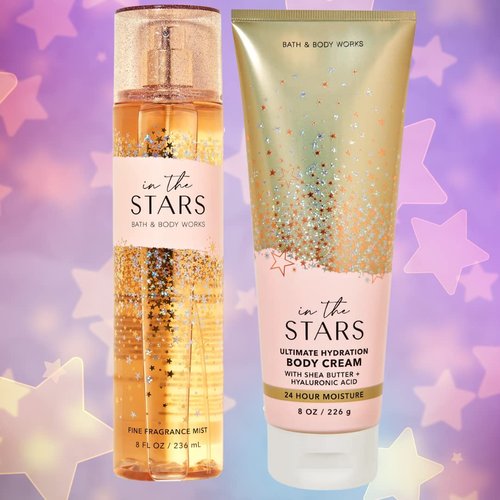 Bath & Body Works - In the Stars - 2 pc Bundle - Fine Fragrance Mist and Ultimate Hydration Body Cream,Full Size