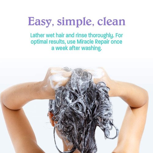 Malibu C Miracle Repair Hair Reconstructor - Nourishing Treatment for Damaged Hair - Flax Protein & Vitamin B5