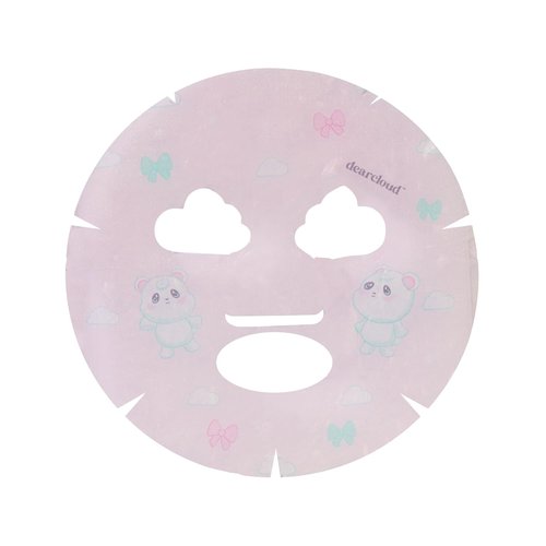 Dearcloud Beary Glowy Skin Deep Moisturizing Face Mask - Vegan Collagen & Hyaluronic Acid (3 Count)