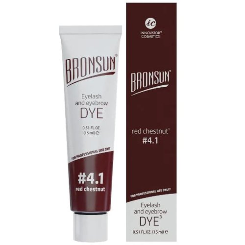 Bronsun Dye - 15ml Red Chestnut Hair Color - Long-Lasting, Vibrant Results