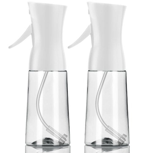 Apidgrowth Continuous Spray Bottle,Hair Spray Bottle,Plants Water Spray Mist Bottle,Ultra-Fine Spray Bottle for Hair,Skincare, Plant Care, Pet Grooming, Cleaning,2 Pcs (6.8 oz White)-Christmas