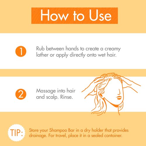 Klorane Nourishing Shampoo Bar - Mango Infused | 2.8 Oz for Soft, Hydrated Hair
