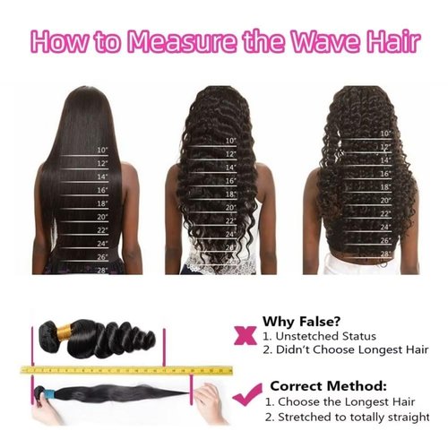 Ladiaryf Loose Wave Bundles Human Hair Brazilian Virgin Human Hair Loose Wave Natural Black Color Can Be Dyed and Styled Total 300g (natural black color, 10 10 10 Inch)