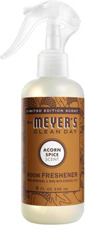 Mrs. Meyer's Clean Day Room Spray - Acorn Spice Scent | 8 Fl Oz Bottle for Fresh Indoor Air