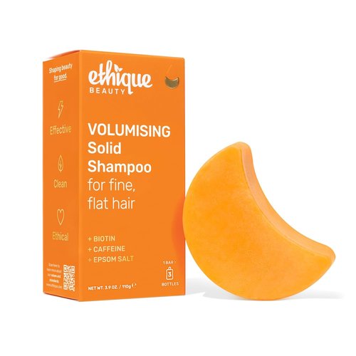 Ethique Volumizing Shampoo Bar - Biotin Formula for Thin, Fine Hair | Plastic-Free, Vegan, 3.88 oz