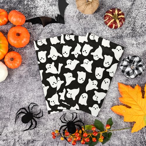 Halloween Ghost Paper Napkins Set - Disposable Party Hand Towels, 100 Pieces