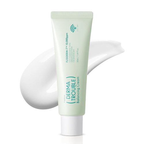 Fusiderm-T Derma Trouble Balancing Cream - Lightweight Hydrating Face Moisturizer for Acne-Prone Skin | 1.7 fl oz