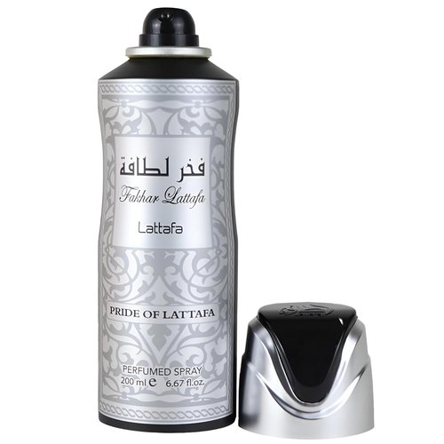 Lattafa Fakhar for Men - Fresh Marine Woody Earthy Scent - 6.67 Ounce Perfumed Deodorant Spray