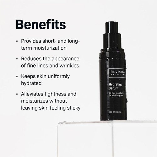Revision Skincare Hydrating Serum - Oil-Free Anti-Aging Moisturizer with Dual Hyaluronic Acid