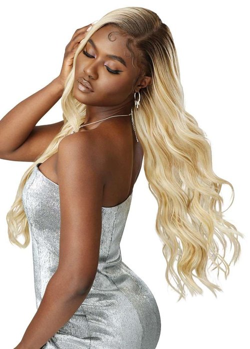 Outre Lace Front Wig - Melted Hairline - Swirlista - Swirl 102 (OFF BLACK 1B)