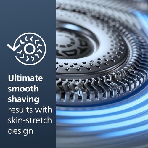 Philips Norelco Shaver Series 9000 Prestige - Wet & Dry Electric Shaver with SenseIQ Technology | Includes Nose Trimmer & Premium Case