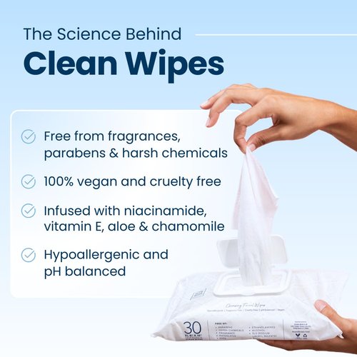 Clean Skin Club XL Premium Face Wipes - Extra Moist Makeup Removing Towelettes | Fragrance-Free, 30 Count