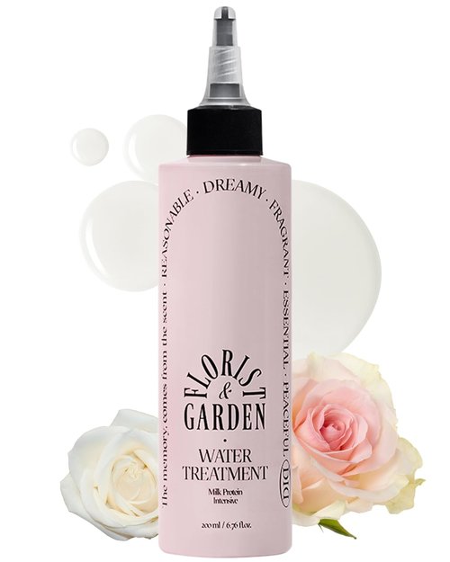 ODID Milk Protein Intensive Water Treatment - Nourishing Hair & Scalp Ampoule to Cream, 6.76oz | Refreshing Floral Scent