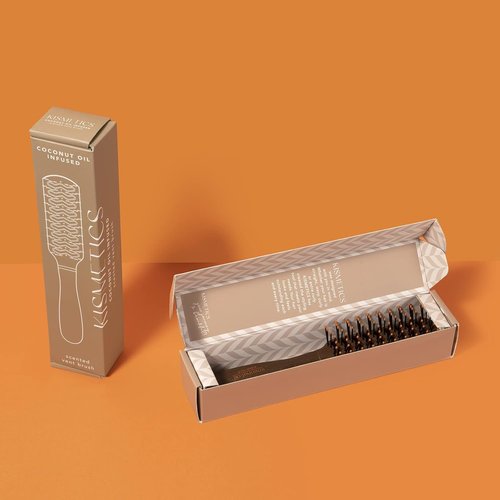Coconut Oil Infused Vent Brush - Ideal for Blow-Drying, Styling & Curling | All Hair Types
