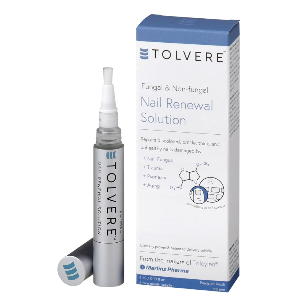 Tolvere Nail Renewal Solution - Revitalize Discolored, Brittle & Cracked Nails | Fast Results